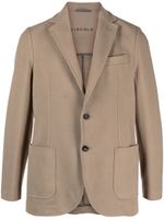 Circolo 1901 single-breasted cotton-blend jersey blazer - Tons neutres - thumbnail