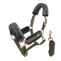 Halsterset Equestrian Stockholm Evening Haze, PONY in lichtgroen