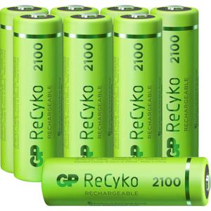 GP GPRCK210AA086C4 Oplaadbare AA batterij (penlite) NiMH 2100 mAh 1.2 V 8 stuk(s)