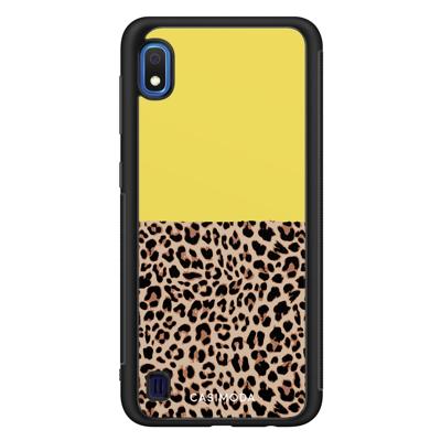 Samsung Galaxy A10 hoesje - Luipaard geel