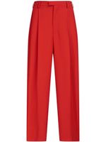 Marni pantalon de tailleur Tropical en laine - Rouge