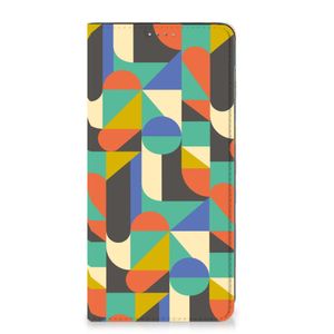 OPPO A17 Hoesje met Magneet Funky Retro