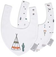 Interbaby bandana-slabbetje Tipi 38 x 22 cm katoen