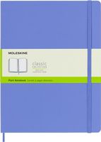 Notitieboek Moleskine XL 190x250mm blanco hard cover hydrangea blue - thumbnail