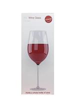 Winkee - Enorme wijnglas, grote rode wijnglas, wijnbeker van glas, wijnglas voor elke gelegenheid, cadeau voor housewarming, bruiloft, verjaardag, ideaal voor opvallende geschenken, hoogwaardig