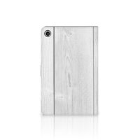 Lenovo Tab M10 Plus 3rd Gen 10.6 inch Tablet Book Cover White Wood - thumbnail