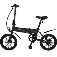 Elektrische vouwfiets R160 zwart - thumbnail