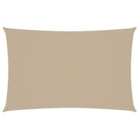 vidaXL Zonnescherm rechthoekig 4x7 m oxford stof beige