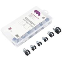 TRU COMPONENTS 93038c437 Bevestigingsklem TC-6649812 Bundel-Ø (bereik) 6 tot 16 mm 18 onderdelen