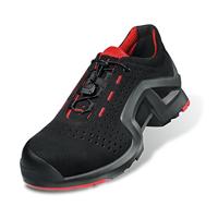 Uvex Lage schoen 85192 S1P maat 50 PU Scarpa Bassa 1 x-Tended Support S1 SRC W11 lage schoen, Nero, Rosso, EU