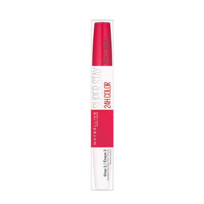 Maybelline SuperStay 24H Lipstick - 195 Raspberry - Rood - Langhoudende Glanzende Lippenstift - 9 ml