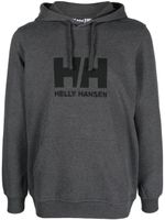 Helly Hansen hoodie en coton biologique à logo imprimé - Gris