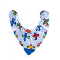 Nuby slabbetje Bijthoek junior 22 cm katoen