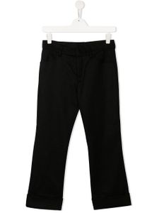 Nº21 Kids pantalon à patch logo - Noir