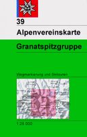 Wandelkaart 39 Alpenvereinskarte Granatspitzgruppe | Alpenverein