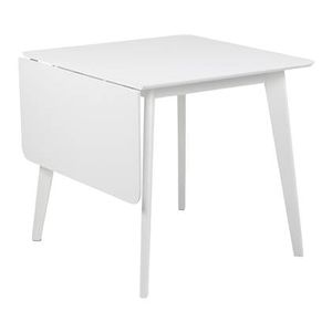 "by fonQ basic Crow Eettafel Inklapbaar - 120 x 80 cm - Wit "