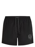 Karl Lagerfeld short de bain Ikonik - Noir - thumbnail