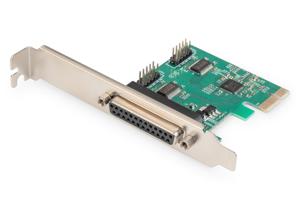 Digitus DS-30040-2 1 + 2 poorten Seriële/parallelle interfacekaart PCIe