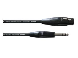 Cordial CIM3FV Intro verloopkabel XLR female - 6.3mm TRS jack 3m