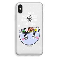 I'm A Hopeless Ramen-Tic For You: iPhone X Transparant Hoesje