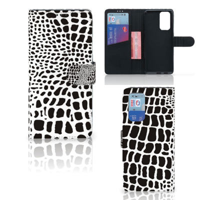 OnePlus 9 Pro Telefoonhoesje met Pasjes Slangenprint