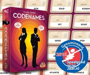 White Goblin Games Codenames partyspel Nederlands, 2 - 8 spelers, 15 minuten, Vanaf 10 jaar