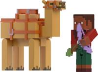 Mattel Minecraft Speelgoed Actiefiguur van ruim 8 cm, set van 2, 2 figuren en 2 accessoires, verzamelspeelgoed, cadeau voor kinderen, HTL92