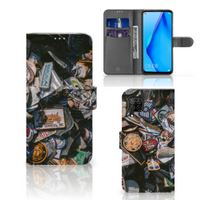 Huawei P40 Lite Telefoonhoesje met foto Badges