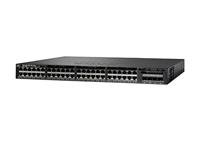 Cisco Catalyst 3650-48PS-L Netwerk Switch, 48 GbE PoE+ poorten, 4 1G uplinks, 640WAC voeding, 1 HE, LAN basis functieomvang, uitgebreide beperkte levenslange garantie (WS-C3650-48PS-L)