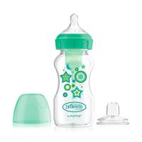 Dr. Brown's Dr. Brown's Options + Bottle to Sippy starterkit BH 270 ml groen