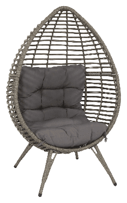 Lesli Loungestoel 'Chill' kleur Grijs