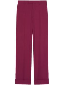 Gucci tailored wool trousers - Rouge