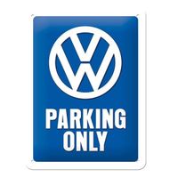 Tinnen plaatje Volkswagen parking 15 x 20 cm   - - thumbnail