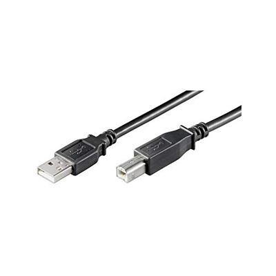 USB 2.0 kabel, (losse product), A' stekker > 'B' stekker USB AB 300 LC HiSpeed zwart 2.0 3m