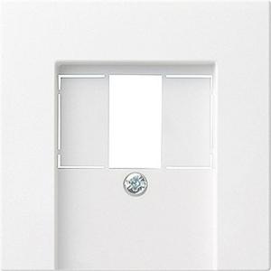 GIRA 0276 03 TAE-contactdoos Afdekking System 55, Standaard 55, E2, Event, Event Clear, Event Opaque, Esprit, ClassiX Zuiver wit