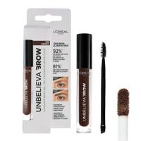 L’Oréal Paris Make-Up Designer Unbelieva Brow - 109 Ebony - Donker Bruin - Langhoudende Waterproof Wenkbrauwgel - 3.4 ml