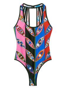 PUCCI maillot de bain à imprimé abstrait - Bleu