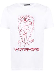 10 CORSO COMO t-shirt à imprimé graphique - Blanc