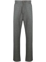 Canali pantalon en laine à coupe droite - Gris