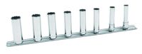 Bahco 1/4" dorp diep set op rail | 6708DMB