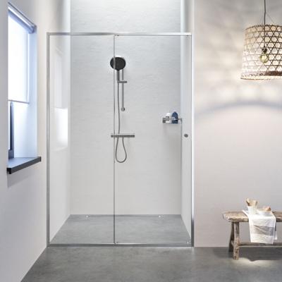 Sealskin Contour schuifdeur 140x200cm RVS Sealskin Contour schuifdeur 140x200cm RVS