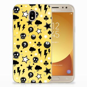 Silicone Back Case Samsung Galaxy J5 2017 Punk Geel