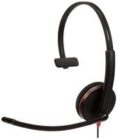 Plantronics Mono-USB-C-headset 'Blackwire C3210', zwart