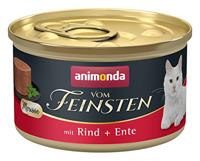 Animonda PETFOOD Animanda Cat 85G V.Feinste Mousse Beef, Eend Can / 12