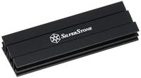 SilverStone SST-TP02-M2 - M.2 Koelset voor M.2 SSD tot 80 mm lengte, aluminium, zwart