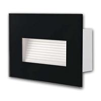 Kanlux Glasi 33694 LED-buiteninbouwlamp LED vast ingebouwd LED 3W zwart