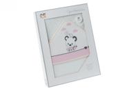 Gamberritos badcape Beertje 100 x 100 cm katoen