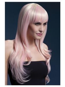 Professionele pruik lang blond candy Sienna