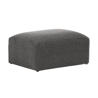 Voetenbank Blok 90 x 70 cm grijs Voetenbank Blok 90 x 70 cm grijs