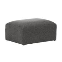 Voetenbank Blok 90 x 70 cm grijs